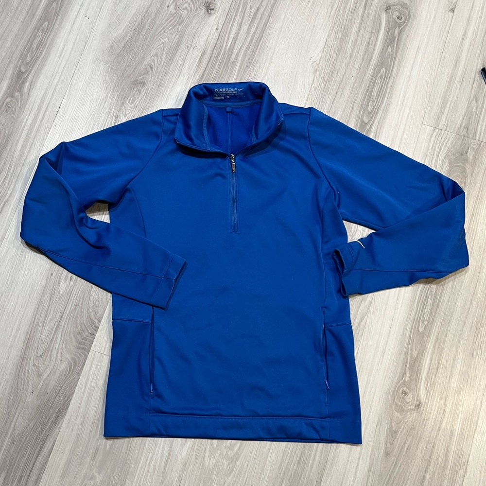 Nike unisex Royal Blue Zip-Up Sweater